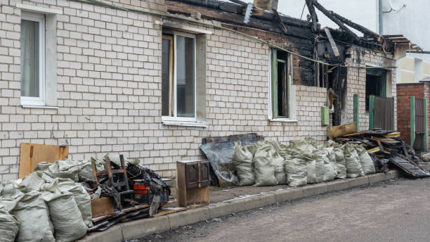 Professional Emergency Fire Cleanup technician working in Palmetto, FL